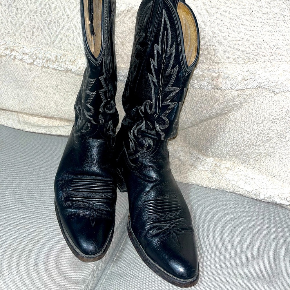 Dan Post Cowboy Boots | Black | Size 10D